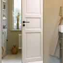 Dørhåndtag Helix 200 Stripe -  Skandinavisk Standard - Sort