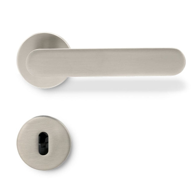 Dørhåndtag Vibe Plain - Skandinavisk Standard - Rustfrit Look i gruppen Dørhåndtag / Farve/Materiale / Rustfrit hos Beslag Online (752031-41)
