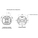 Dørhåndtag Sintra - Europæisk Standard - Mat Sort