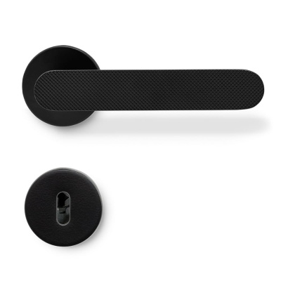 Dørhåndtag Vibe Grip - Skandinavisk Standard - Mat Sort i gruppen Dørhåndtag / Farve/Materiale / Sort hos Beslag Online (752035-41)