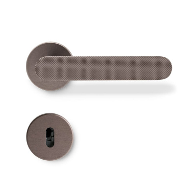 Dørhåndtag Vibe Grip - Europæisk Standard - Mørk Bronze i gruppen Dørhåndtag / Farve/Materiale / Bronze hos Beslag Online (752037-41E)