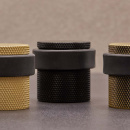 Dørstopper Helix - Rustfrit Stål Finish