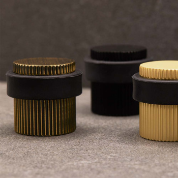Dørstopper Helix Stripe - Mat Sort