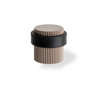 Dørstopper Helix Stripe - Mørk Bronze i gruppen Dørhåndtag / Vis alle dørhåndtag / Dørstoppere hos Beslag Online (753114-41)