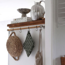 Køkkenstang Aveny - 600mm - Komplet - Eg/Børstet Rustfrit