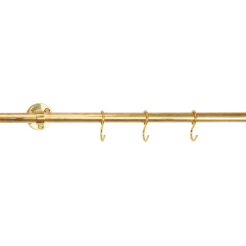 Knage Aveny - 5-p - Poleret Ubehandlet Messing