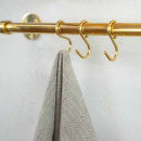 Knage Aveny - 5-p - Poleret Ubehandlet Messing