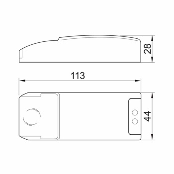 Driver Triac - 500mA / 18W - Dæmpbar