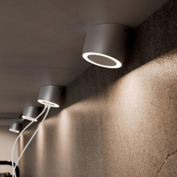 LED-Spot Unika - Rustfrit Look