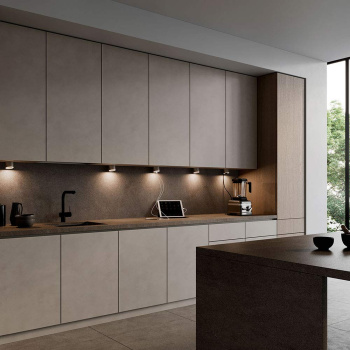 LED-Spot Unika - Stikkontakt - Rustfrit Look