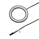 LED-Spot Ringlight - Overflademonteret - Sort