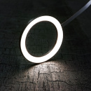 LED-Spot Ringlight - Overflademonteret - Sort
