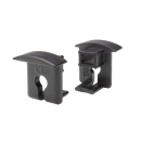 Slutdæksel Miss - Sort - 2-p