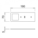 LED-Spot Polar SE SDM - Rustfrit look