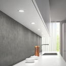 LED-Spot Atom - Rustfrit look