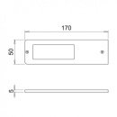 LED-Spot Vega - Rustfrit look 