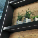 LED-Profil 8112 - 2000mm - Sort