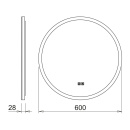 Badeværelsesspejl IO D-M