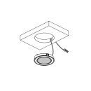 LED-Spot Holl D-M med låg - Rustfrit Look