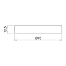 LED-Spot Holl TDM D-M - Overflademonteret - Rustfrit Look