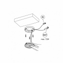 LED-Spot Holl TDM D-M - Overflademonteret - Mat sort