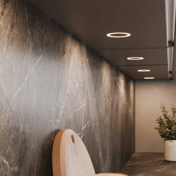 LED-Spot Holl D-M - Rustfrit Look