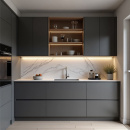 LED-Profil LD8125 - 2000mm - Sort