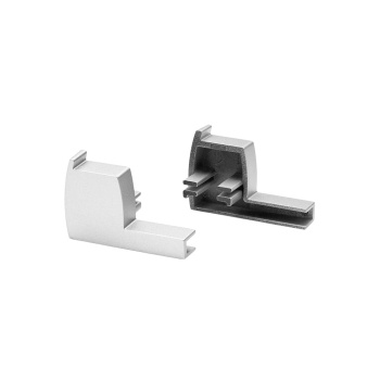 Slutdæksel Tuby - Aluminium 2-p 