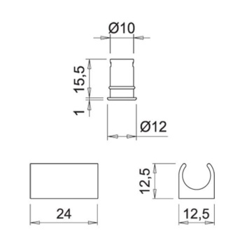 Sensor IR-1 - Sort