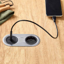 Stikkontakt Infini - Rustfrit Look