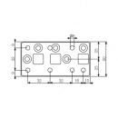 Støtteben 205 - Krom