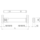 LED-Armatur Baski SF - Rustfri Look 
