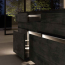 LED-Armatur Baski SF - Rustfri Look 