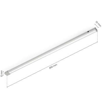 LED-Armatur Baski SF - Rustfri Look 