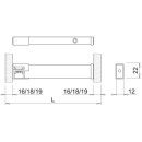 LED-Armatur Baski SF - Rustfri Look 