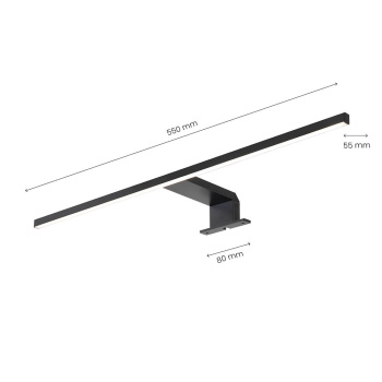 LED-Armatur Jot - Sort