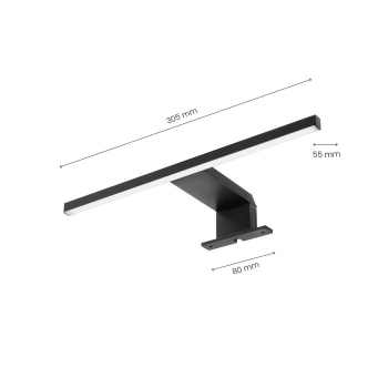 LED-Armatur Jot - Sort
