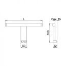Badeværelse Lampe LED Nite - Krom