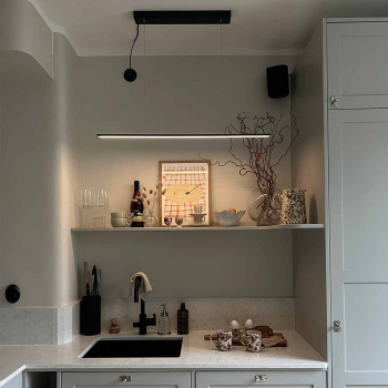 Loftslampe Pendy Dim - Sort
