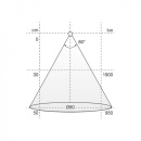 Loftslampe Pendy Dim - Sort