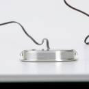 LED-Spot Stella Flat - Rustfrit Look