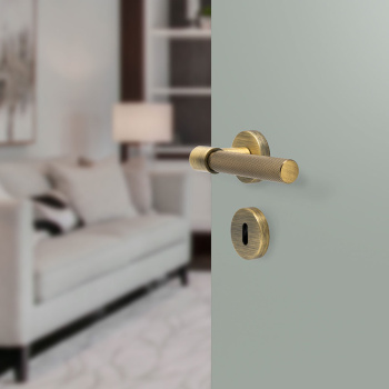 Dørhåndtag Helix 200 - Antik Bronze