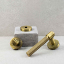 Dørhåndtag Helix 200 - Antik Bronze