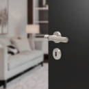 Dørhåndtag Helix 200 - Rustfrit Stål Finish