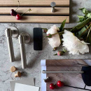 Dørhåndtag Helix 200 Plain - Rustfrit Stål Finish