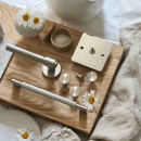 Dørhåndtag Helix 200 Plain - Rustfrit Stål Finish