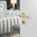 Dørhåndtag Helix 200 Stripe - Messing