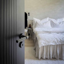 Dørhåndtag Helix 200 Stripe - Sort