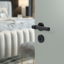 Dørhåndtag Helix 200 Stripe - Sort