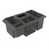 Affaldssystem - Cube Basic Eco - Mørkegrå